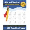 Libro Studio LLC Single Digit Addition and Subtraction: Practice Workbook - 100 Days of Timed Tests - Beginner Math Drills - Learn to Add and Subtract - KS1 - Kindergarten - Grade 1