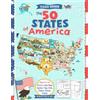 Smart Bee The 50 States of America: A Research Workbook for Kids: Learn USA Geography & State Symbols - Color and Discover All 50 States Maps, Capitals, Flags, Birds, Flowers, Trees, Animals, and More!