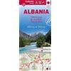 Huber Kartographie Albania hiking & biking 1:50000: Karte 2: Tropoja, B. Curri und Valbona