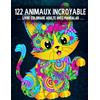 Book Wise Press 122 Animaux Incroyable: LIVRE COLORIAGE ADULTE AVEC MANDALAS