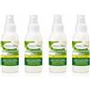 Generico Acqua Profumata Spray Alla Citronella - Lozione Corpo Idratante Protettiva - Spray Anti Zanzare e Insetti - Fresca Profumazione Citronella - 4 Unita da 75ml