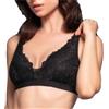 LORMAR 1 Pezzo di Reggiseno Senza Ferretto Vela Wing 403L Donna, Coppa Estraibile Nero 5C