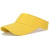 HRXYYCX Berretto con visiera per bambini, protezione UV, per bambini 4-10 anni, UPF 50+, cappello estivo, da golf, da tennis, sportivo, da corsa, da spiaggia, traspirante e assorbe il sudore, giallo., Taglia