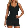 Generic Costume Intero Molto SGAMBATO Modellanti Imbottiti Marche Moda È Scollato Abbondante Laterali Jeans Trasparente Chiara 1 Larghi Livello Cambiano Tendenza Post Gialli Golden