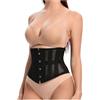 Generisch 2025 Corpetto a vita corto da donna con tessuto a rete traspirante leggero trasparente per uso esterno come corsetto in stile stratificato per dimagrire rapidamente estremamente sulla pancia della