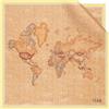 Alviero Martini 1A Classe Foulard stampa Geo Classic in seta 50 x 50 YELLOW