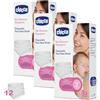 Chicco 12 Slip Monouso Dopoparto in Rete Elasticizzata, Morbidi e Confortevoli, Taglia Unica, 3 Confezioni da 4 Pezzi, Mutandine Assorbenti Post Parto