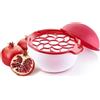 Avilia - Pulisci Sgrana e Spremi Melograno 3 in 1 Senza BPA - Separatore Semi, Estrazione Succo e Contenitore per Conservazione Succo Naturale