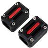 NAWENSON Blocchi paraurti moto, 22mm 25mm protezioni crash bar per NC700X, Africa Twin CRF1000L, 1290 Super Adventure, Tiger Explorer 1200, R1200GS, F800GS, Multistrada 950 (Rosso)