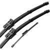 Generic Set di spazzole tergicristallo anteriori e posteriori per Skoda Karoq 2021-2026 (guida a sinistra), parabrezza, parabrezza, finestrini, 26+18+13