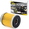 Area1 FILTRO OLIO 38x46mm HF140 3 pezzi compatibile con MT-125 YZF-R125, WR250, XT250, YZ250, WR450, YZ450 / Compatibile con SMS SMR TE 125, Fantic Caballero, Gas EC250 300 450 450