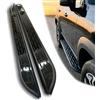 Yuvezna Predellini laterali per Mercedes Benz GLB X247 2020-2026, Pedane in alluminio con texture, Kit di installazione completo senza trapano e con bulloni (Nero 2-PZ)(CKLH)