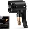 Ousuwo Ugello Gonfiatore Pneumatici 2-in-1 a Collegamento Rapido, Adattatore per Pompa Ad Aria per Valvole di Auto e Bicicletta, Compatibile con Pompa Bosch Easy, Valvola SKS Click e Valvola Schwalbe