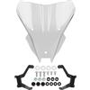FNERRMEVC Parabrezza Anteriore Moto Cupolino Visiera Deflettore Antivento Per CB750 Per Hornet CB 750 2025 Parabrezza moto(TRASPARENTE)