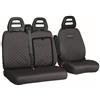 Union Textile UNION Coprisedili su misura realizzati per FORD TRANSIT CUSTOM 3 POSTI (1+1 DOPPIO). Perfettamente aderente, resistente, lavabile. Made in Italy. (FR48A)