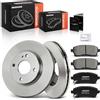 Frankberg 1 set freni incl. 2 dischi freno + 4 pastiglie freno posteriori | 583022MA00, 583022PA70; Compatibile con: Grand Santa Fe, Sorento II XM, Santa Fe II CM, Santa Fe III DM DMA