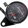 CGEAMDY 0-160 KM/H 12V GPS Moto Contachilometri, Impermeabile Auto Segnale con Retroilluminazione Tachimetro Contagiri Gauge a LED Backlight Segnale, Moto Dual Sport bike ATV Scooter Offroad Camion