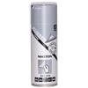 MPE AUDIO VERNICE REMOVIBILE SPRAY GOMMA LIQUIDA PELLICOLA WRAPPING PLASTI CERCHI AUTO MOTO (argento lucido)