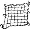 A ABSOPRO Rete Bagaglio Carico Nero 1 Pezzo Per Moto 49 Fori 40x40cm