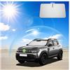 RUIYA Ruota Compatibile con Dacia Duster 3 2024 2025 2026 2027 Upgrade Parasole per parabrezza Auto, Parasole per la Parabrezza Anteriore protezione dai raggi UV Duster accessori Copertura per parabrezza