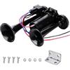 EIMZU LWK Clacson 12 V 600 DB, doppio tubo ad aria corno con compressore, 600 DB Super Laut Air, kit doppio tromba auto, clacson, per veicoli da 12 V, camion, treno, barca, auto, furgone