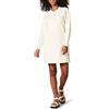 Amazon Essentials Abito Stile Felpa in Maglia con Scollo Serafino (Disponibile in Taglie Forti) Donna, Bianco Guscio D'uovo, XL