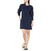 Amazon Essentials Abito felpa a maniche lunghe Donna, Blu Marino, XL