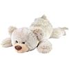 DECAR 2 S.R.L. Peluche Orso Steso Maxi Orso Bianco con Imbottitura Extra 130cm