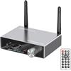 DBEIXIWEI Ricevitore trasmettitore Bluetooth 5.3 con telecomando e funzione convertitore audio DAC per stereo domestico
