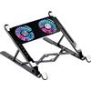 Generic Pad di raffreddamento per laptop - dispositivo di raffreddamento del laptop portatile, velocità della ventola regolabile | Supporto per laptop ergonomico, pad di raffreddamento USB tranquillo, disposi