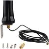 Futheda Antenna 4G LTE Esterna 5dBi SMA Maschio Impermeabile Montaggio a Parete con 3m Cavo per 4G LTE Router Cellulare Gateway Modem Foto Trappola per Animali Fotocamera da Caccia