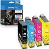 NINETEC 503XL Multipack Cartucce di ricambio compatibili per Epson 503 XL Workforce WF-2960 DWF WF-2965 DWF WF2960DWF WF2965DWF per Expression Home XP-5200 XP-5205 XP5200 XP5205