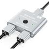 BolAAzuL HDMI 2.1 Splitter Switch 2 in 1 out bidirezionale 1 in 2 out, selettore BolAAzuL HDMI 4K 120Hz 8K 60Hz Hub HDMI, supporta 48Gbps, HDR, 3D, per PS5/4 Xbox, lettore Blu -Ray Roku Monitor