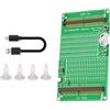 JTQYFI Caratteristiche Laptop SO DDR4 DDR5 scheda di memoria con indicatori LED scheda adattatore computer