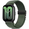 RUIMAYA Cinturino per Orologio Compatibile con Amazfit Active 3/2/2 Square, Cinturino 20mm per GTS 4/3/2/GTS 4 Mini/2 Mini/GTR 42mm/Pop Morbido e Confortevole Unisex, Verde Oliva