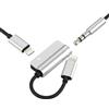 Kefiany Adattatore Lightning a Jack Cuffie 3.5mm (2in1) per iPhone 14 13 per Apple Audio Lightning Caricabatterie Aux Cavo Connettore Accessori Auto Cuffie Convertitore per iPad Porta Doppia Spina