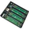 TQUXNGA Custodia di ricarica per batteria 4 pz 3.7 V 18650 Scatola Ricaricabile Per 16V5A Dispositivi di Uscita 18650 Caso UPS Batteria Weldless Kit