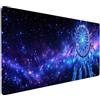 Doontiny Tappetino Mouse XXL, Tappetino Mouse Cacciatore sogni Tappetino per Mouse Esteso, Tappetino Scrivania Cielo stellato, Impermeabile e Antiscivolo Mousepad Migliora per Ufficio Casa 900x300x3mm DY-318