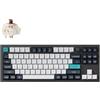 Keychron Q3 Max Tastiera Meccanica Senza Fili, Completa in Alluminio, Bluetooth 2,4 GHz, Layout QMK TKL, LED RGB, Hot-swappable Gateron Brown Switch con Mac Windows Linux - Nero