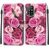 Feyten Cover per Oppo F19 PRO Plus 5G/A94 5G/A95 5G/Reno5 Z, Custodia in Pelle Oppo F19 PRO Plus 5G/A94 5G/A95 5G/Reno5 Z, Flip Custodia Pelle PU con [Magnetica] Cover a Libro Portafoglio (Rosa 2)