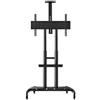 Mach Power Stand per Monitor Touch 65-75, Altezza Regolabile, Ruote Autobloccanti, Attacco VESA Universale, Supporto Webcam Integrato, Struttura Robusta (EB-TSTR-033)
