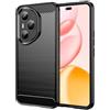 TingYR Cover Compatibile con Honor 400 Pro, Ultra Sottile di Gomma, Ottima Cover Antiurto TPU Flessibile, Custodia Case Compatibile con Honor 400 Pro Smartphone.(Nero)