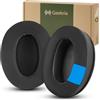 Geekria Cuscinetti auricolari sostitutivi extra spessi con gel rinfrescante compatibili con Audio-Technica ATH-M50X, M50xBT, M50, M50xBT2, ATH-M40X, M30, M20, M10 (Nero)