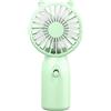 XITEA Ventilatore elettrico da esterno tascabile e portatile, piccolo regalo per bambini giorni caldi raffreddamento ufficio - casa personale Hadheld nuovo portatile ventilatore ragazze bambini
