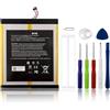 SwarKing Batteria di ricambio 58-000187 26S1015 compatibile con Fire HD 10 7th Gen 10.1 SL056ZE (rilascio 2017) con strumenti