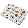 Destination Vinyl ltd Divertente Sushi Giapponese Cartoni animati Giappone Cibo Flessibile Rettangolo 5mm Tappetino Per Mouse In Gomma Ufficio Casa Novità Stampato Accessorio Da Scrivania #170093