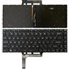 CWONCONGOIN Tastiera di Sostituzione del Laptop Tastiera per Laptop Versione USA con retroilluminazione per MSI GS65 / GS65VR / MS-16Q2 / Stealth 8SE / 8SF / 8SG / Thin 8RE / Thin 8RF