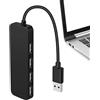 COMFOLIVING Splitter USB - Hub USB C a 4 porte | Hub di tipo C e USB | Adattatore multiporta USB a trasferimento rapido di dati | Extender USB ultra sottile | Hub dati USB multifunzione