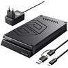 GRAUGEAR 4TB HDD, 3,5 pollici, USB GRAUGEAR, Disco rigido esterno da 4TB in alluminio per PS4 & PS5, Formattato per PS4 e PS5 USB-A&C, con alimentatore, G-3504-4TB