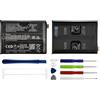 Duotipa Batteria di ricambio BLP891, 2340 mAh, compatibile con Oppo Find X5 PFFM10, CPH2307, con kit di strumenti di riparazione